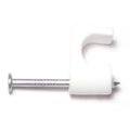 Midwest Fastener 7mm White Plastic Nail Wire Clips 35PK 64192